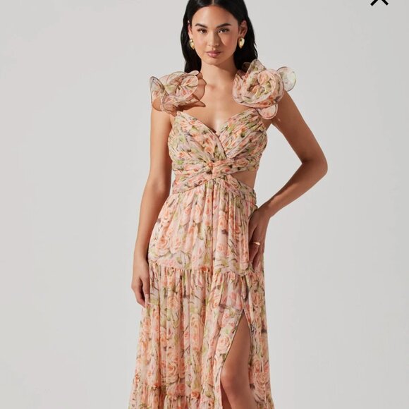 ASTR THE LABEL - Fritillaria Floral Maxi Dress - Picture 2 of 5